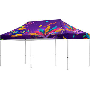 Coated Steel Sublimated Gazebo 6M X 3M