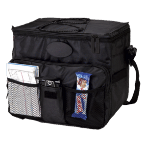18 Can Cooler with 2 Front Mesh Pockets
