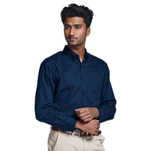 Brushed Cotton Twill Lounge Long Sleeve Mens